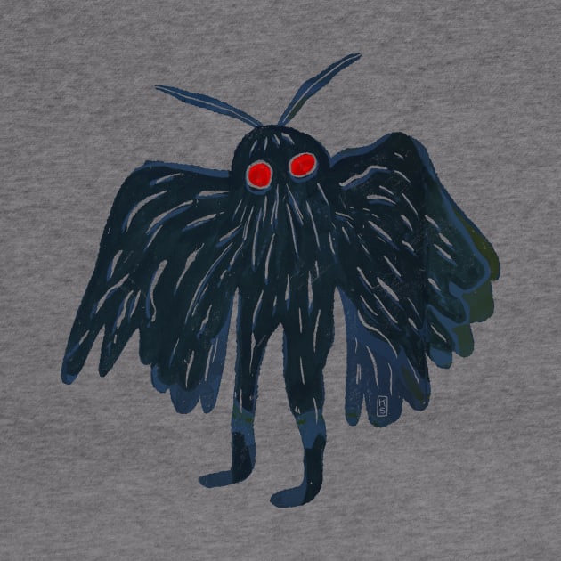 Mothman by flywithsparrows